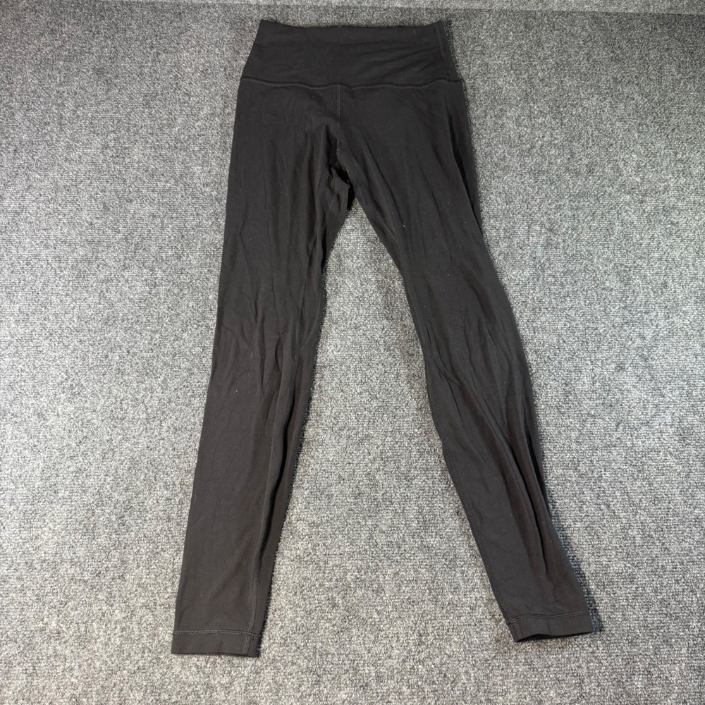 Lululemon Align High Rise Leggings Black Size 6 Full Length Yoga Pants
